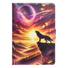 Litchi Texture Voltage Painted Vegan Leather Smart Tablet Case, For iPad mini 2024 / mini 6, For iPad Pro 11 2022 / Air 2022 10.9