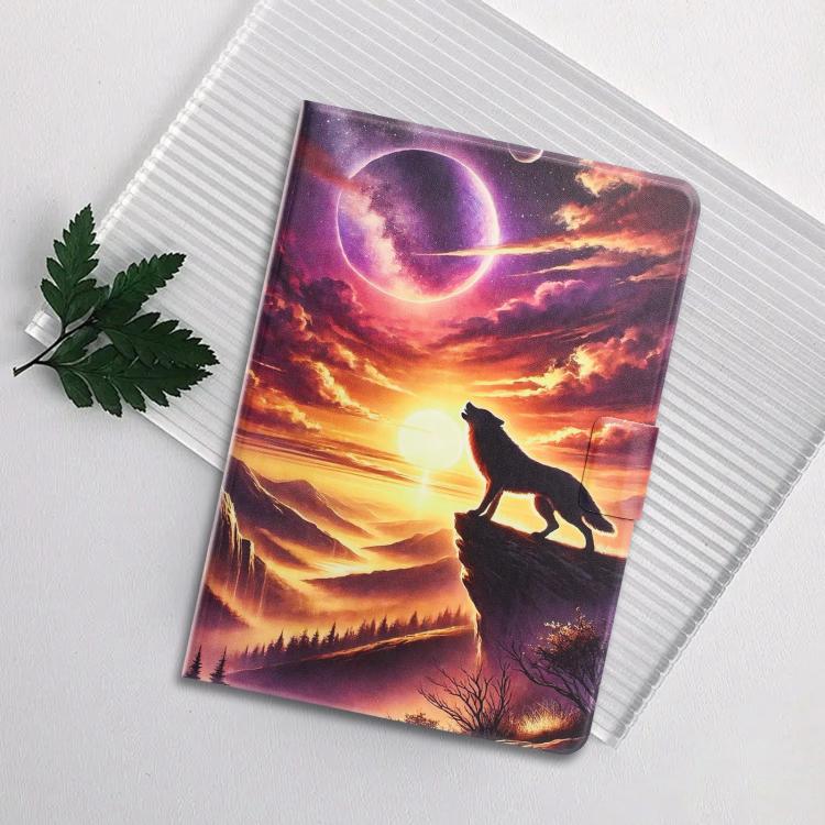 Litchi Texture Voltage Painted Vegan Leather Smart Tablet Case, For iPad mini 2024 / mini 6, For iPad Pro 11 2022 / Air 2022 10.9