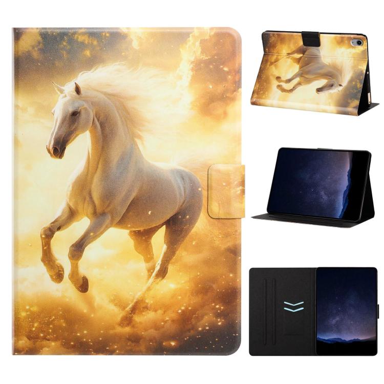 Litchi Texture Voltage Painted Vegan Leather Smart Tablet Case, For iPad mini 2024 / mini 6, For iPad Pro 11 2022 / Air 2022 10.9