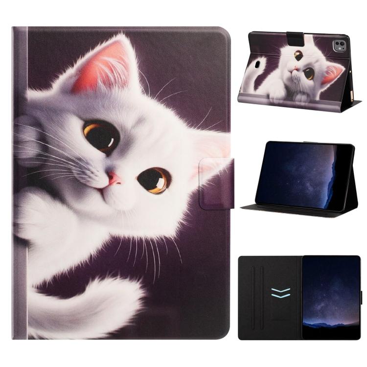 Litchi Texture Voltage Painted Vegan Leather Smart Tablet Case, For iPad mini 2024 / mini 6, For iPad Pro 11 2022 / Air 2022 10.9