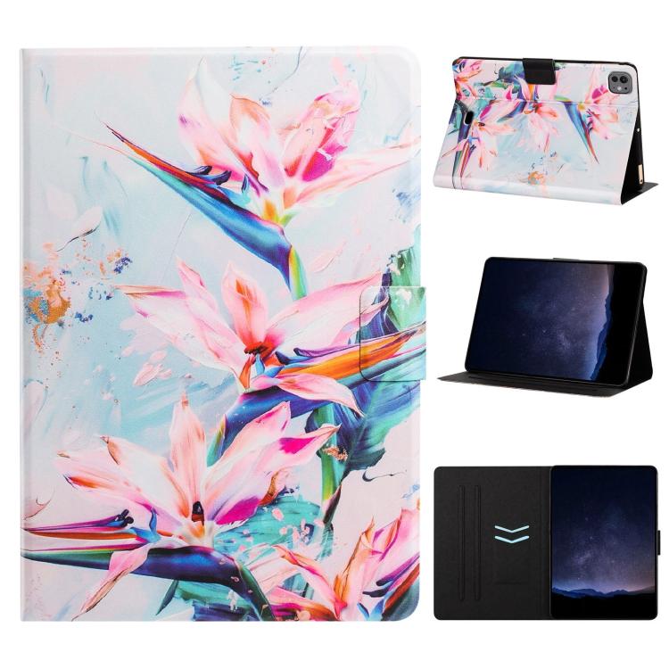Litchi Texture Voltage Painted Vegan Leather Smart Tablet Case, For iPad mini 2024 / mini 6, For iPad Pro 11 2022 / Air 2022 10.9
