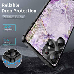 Metal Frame UA Color Printed Magnetic Shockproof Phone Case, For Samsung Galaxy S25 Ultra 5G