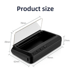 C100 Car HUD Head-up Display OBD2 Fault Code Elimination Overspeed / Fault Alarm, C100