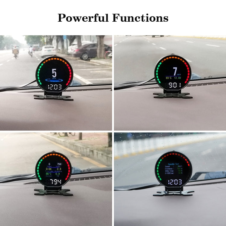 P15 OBD2 Car HUD Head-up Display Water Temperature / Vehicle Speed / Voltage, P15