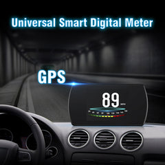 T800 Car HUD Head-up Display GPS Speed Display Speed / Voltage Alarm Altitude Display, T800
