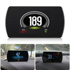 T800 Car HUD Head-up Display GPS Speed Display Speed / Voltage Alarm Altitude Display, T800