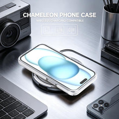 Dual Color Gradient Discolor 360 Degree Rotation Holder Magnetic Phone Case, For iPhone 14 / 13, For iPhone 14 Pro