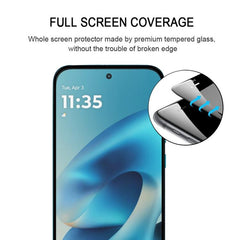 High Aluminum Full Screen Silk Printing Tempered Glass Film, Support Fingerprint Unlocking, For Motorola Moto G Max / G87 / G77 / G67, For Motorola Edge 70 Pro+ 5G, For Motorola Edge 5G 2026