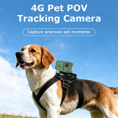 4G Outdoor Waterproof Pet GPS Location Tracker with Real-time Monitoring Camera, US Version