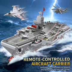 JJR/C S27 Remote Control Aircraft Carrier Toy with Water Cannon