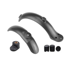 Electric Scooter Front and Rear Mudguards with Hooks and White Screw Plugs, For Xiaomi Mijia M365