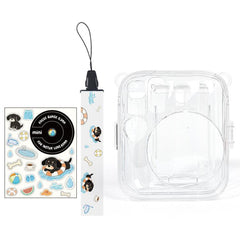 Photo Bag Crystal Shell DIY Sticker Kit with Shoulder Strap, For FUJIFILM instax mini 13
