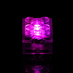 2x2 DIY Building Blocks LED Light Luminous Toy