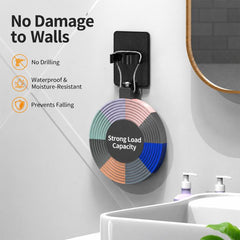 No-drill Comb Holder Wall Mount Storage Rack