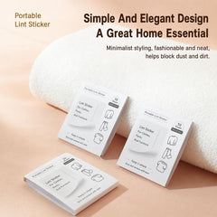 Portable Mini Pocket Disposable Lint Remover Stickers, 50pcs/Pack 8.5x7.2cm, 40pcs/Pack 10x7.8cm