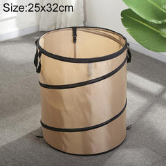 Outdoor Camping Folding Bucket Portable Trash Can Garden Leaf Bucket, Mini 25x32cm, Small 34x40cm, Medium 45x55cm
