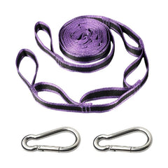 Multi-Purpose Colorful Swing Rope Outdoor Camping Adjustable Loop + Quick Buckle Set 2pcs