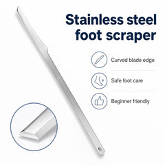 Round Hole Style Stainless Steel Heel Callus Foot Scraper Foot Care Tool, Round Hole Style Foot Scraper