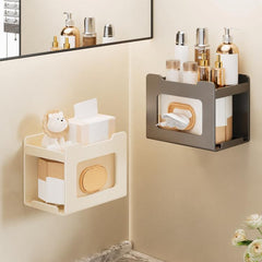Multifunctional Wall Mounted Magnetic Tissue Storage Holder