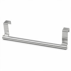 2pcs / Set 23.8cm Drill-Free Stainless Steel Towel Rack