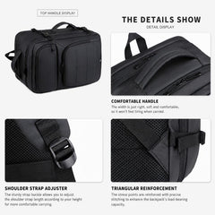 OUMANTU 2201 Large Capacity Men Business Waterproof Backpack