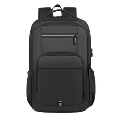OUMANTU 2202 Large Capacity Waterproof Leather Membrane Backpack