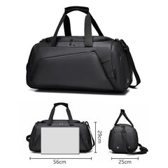 OUMANTU 4005 Large Capacity Wet and Dry Separation Fitness Crossbody Bag