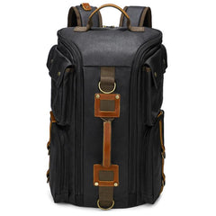 Outdoor Large Capacity Waterproof Travel Men Canvas Backpack