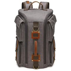 Outdoor Large Capacity Waterproof Travel Men Canvas Backpack