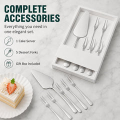 LsCook Stainless Steel Cake Server Set, Cake Server Set