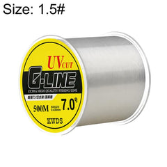 500m High Strength Nylon Monofilament Fishing Main Line, 1.5#, 2.0#, 2.5#
