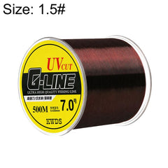500m High Strength Nylon Monofilament Fishing Main Line, 1.5#, 2.0#, 2.5#
