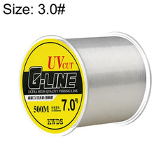 500m High Strength Nylon Monofilament Fishing Main Line, 3.0#, 3.5#, 4.0#