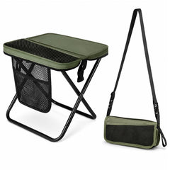 Outdoor Camping Foldable Stool Portable Crossbody Carry Bag