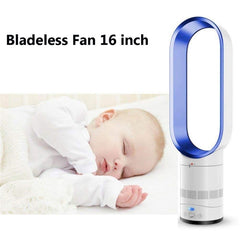 16 inch Household Mute Shaking Head Remote Control Desk Electric Leafless Fan