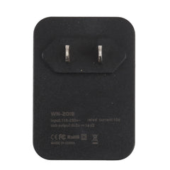 WN-2018 Dual USB Travel Charger Power Adapter Socket, US Plug, US Plug