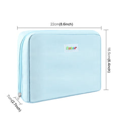 FunAdd Large-capacity Pencil Case Storage Organizer Canvas Cosmetic Bag, Size: 230 x 170 x 75mm, 230 x 170 x 75mm