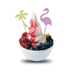 24pcs / Pack Holiday Theme Party Cake Dessert Table Decoration Inserted Card, 24pcs