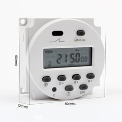 CN101A DC12V Microcomputer Time Switch Digital LCD Power Timer, DC12V