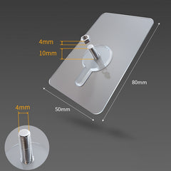 Screw Sticky Hook Wall Hanging Punch-free Wall Sticker Hook, Screw Length: 10mm, 10mm
