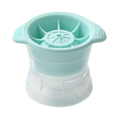 Home Spherical Ice Lattice Whisky Wine Ice Cube Maker Silicone Trays Mold with Cover