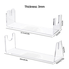 2pcs YX021-3 Acrylic Swiss Army Knife Display Knife Holder, YX021-3