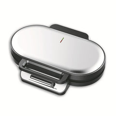 Household Waffle Maker Toaster Double Dish Heating Mini Breakfast Machine Sandwich Electric Cake Baking Machine, EU Plug