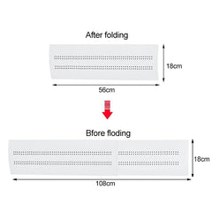 Bedroom Wall-Mounted Baby Universal Anti-Straight Blowing Air Conditioning Windshield Wind Deflector Shroud, M Hole Version, M Hole Version