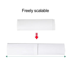 Bedroom Wall-Mounted Baby Universal Anti-Straight Blowing Air Conditioning Windshield Wind Deflector Shroud, Glossy Surface Version, Glossy Surface Version