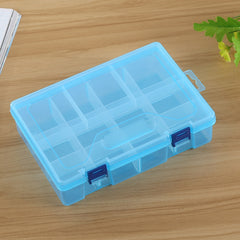 Double layer 8 Slots Plastic Jewelry Box Organizer Storage Container with Adjustable Dividers, 8 Slots (Blue), 8 Slots (Purple), 8 Slots (White), 8 Slots (Pink)