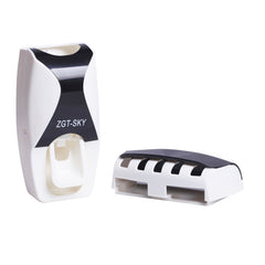 Automatic Toothpaste Dispenser Set with 5 Toothbrush Holder
