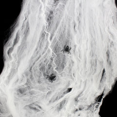 Halloween Props Cotton Yarn Spider Webs, Random Color Delivery, Spider