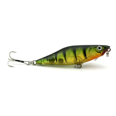 HENGJIA Artificial Fishing Lures Popper Bionic Fishing Bait with Hooks, Length: 7.5 cm, Random Color Delivery, Length: 7.5 cm
