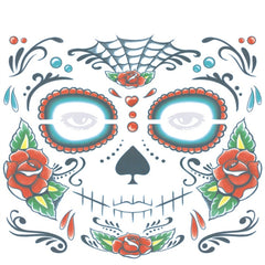Halloween Waterproof Temporary Face Tattoo Stickers, Size: 240*210mm, 240*210mm
